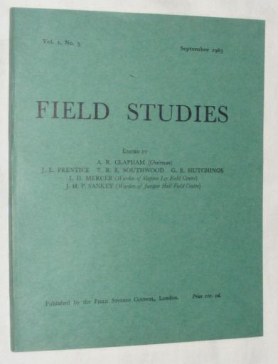 Field Studies Vol.I, No.5 September 1963