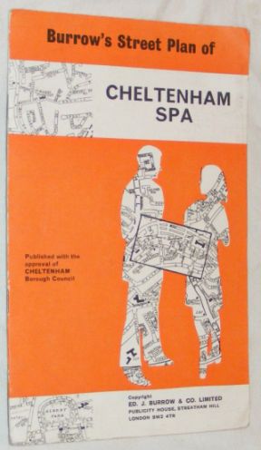 Burrow's Street Plan of Cheltenham Spa