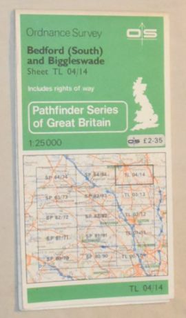 Bedford (South) and Biggleswade: 1:25000 Second Series Map TL 04/14 [Pathfinder 1025]