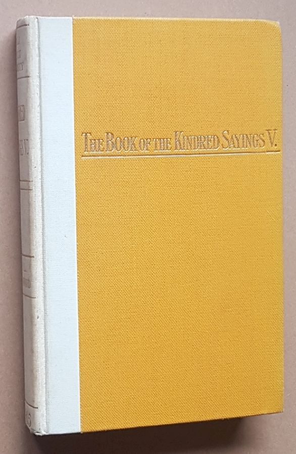 The Book of the Kindred Sayings (Sanyutta-Nikaya) or grouped Suttas Part V (Maha-Vagga) (Pali Text Society Translation Series No.16)