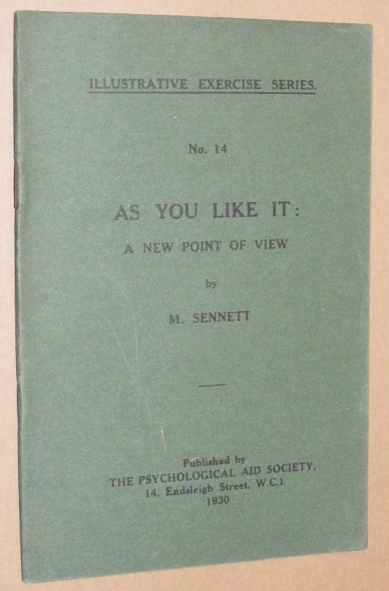 As You Like It: a new point of view (Illustrative Exercise Series No.14)