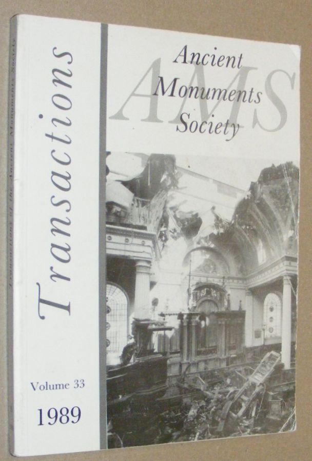 Transactions of the Ancient Monuments Society vol.33 1989