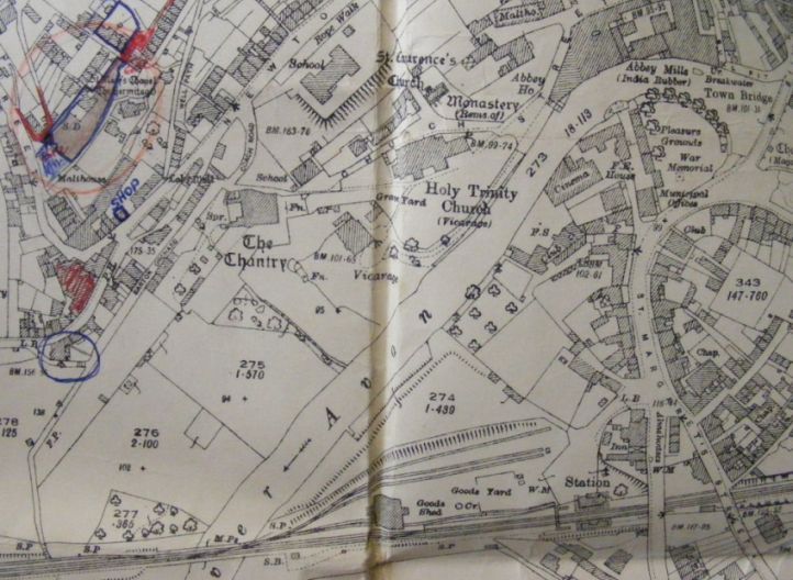 Wiltshire Sheet XXXII.14 [Bradford on Avon] 1:2500 Map (25-inch)