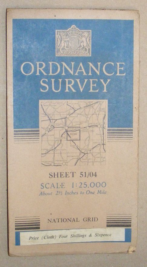 [Shere]. 1:25000 First Series Map Sheet 51/04 [TQ 04]