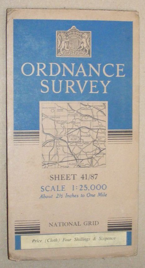 [Waltham St Lawrence]. 1:25000 First Series Map Sheet 41/87 [SU 87]