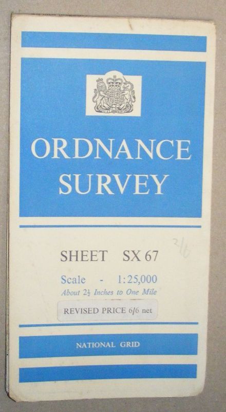 Two Bridges. 1:25000 First Series Map Sheet SX 67