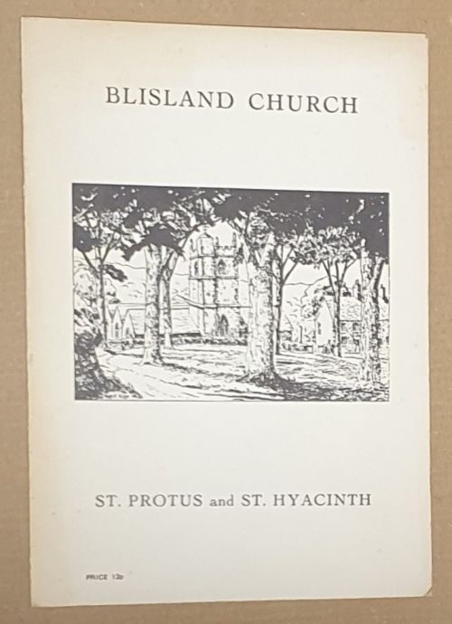 Notes on Blisland Church : St Protus and St Hyacinth, Mm. known locally as St Pratt's