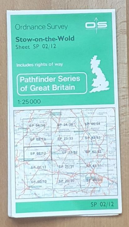 Stow-on-the-Wold Pathfinder 1:25000 Map Sheet SP 02/12 [1067]