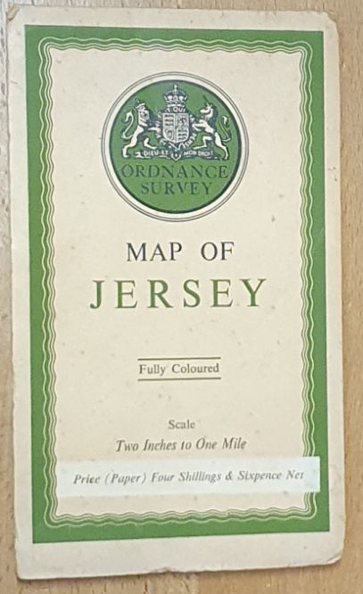 Ordnance Survey Map of Jersey, Two Inches to One Mile 1:31860