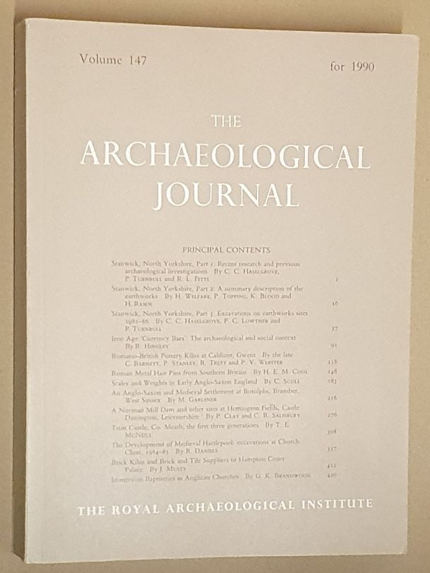 The Archaeological Journal Volume 147 for 1990
