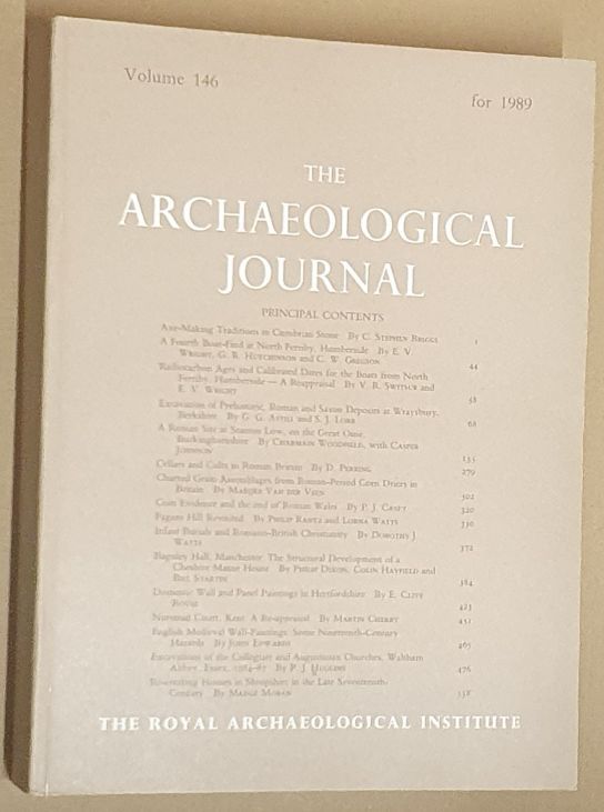 The Archaeological Journal Volume 146 for 1989