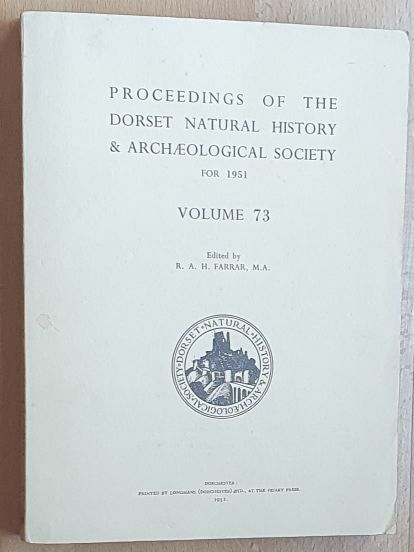 Proceedings of the Dorset Natural History & Archaeological Society for 1951, Volume 73