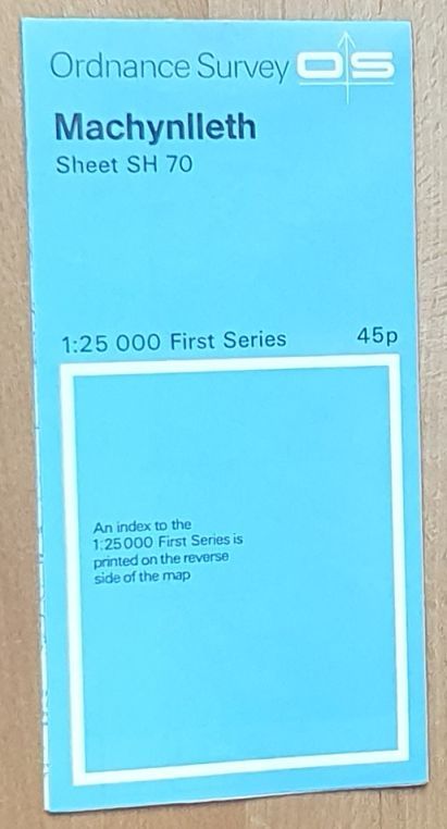 Machynlleth. 1:25000 First Series Map Sheet SH 70