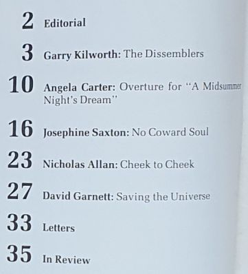 Interzone Science Fiction & Fantasy, Volume 1 Number 3, Autumn 1982