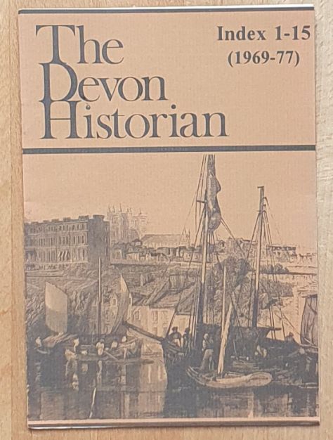 The Devon Historian, Index 1-15 (1969-77)