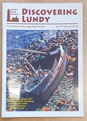 Discovering Lundy. The Bulletin of the Lundy Field Society. No.47, February 2018