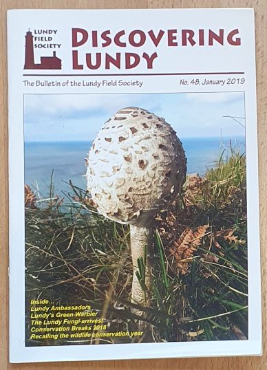 Discovering Lundy. The Bulletin of the Lundy Field Society. No.48, January 2019