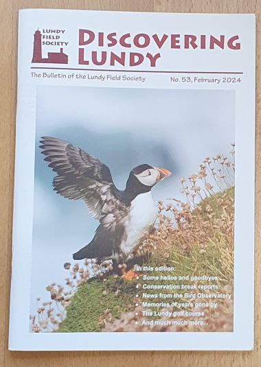 Discovering Lundy. The Bulletin of the Lundy Field Society. No.53, February 2024