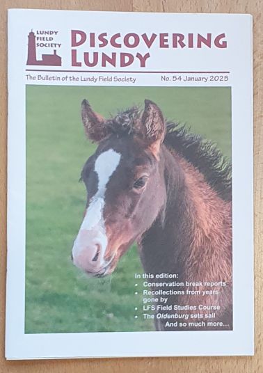 Discovering Lundy. The Bulletin of the Lundy Field Society. No.54, January 2025
