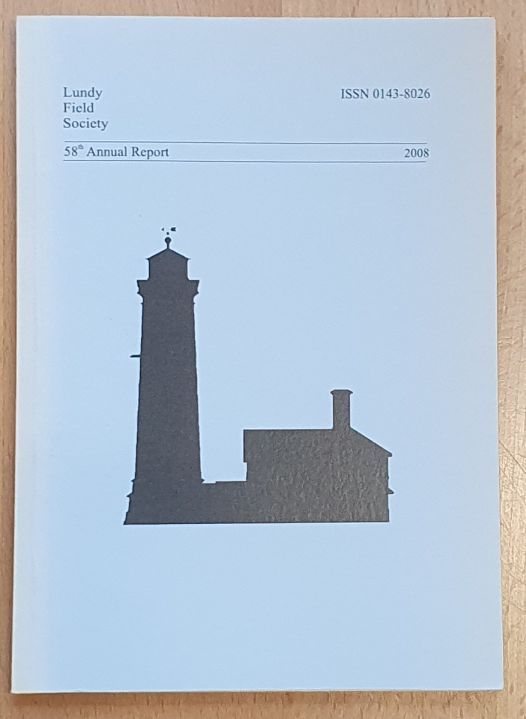 Lundy Field Society 58th Annual Report, 2008