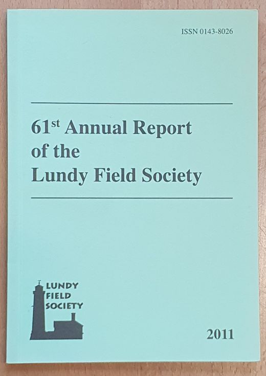 Lundy Field Society 61st Annual Report, 2011