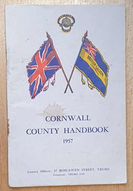 Cornwall County [British Legion] Official Handbook 1957