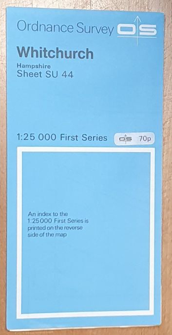 Whitchurch, Hampshire. 1:25000 First Series Map Sheet SU 44