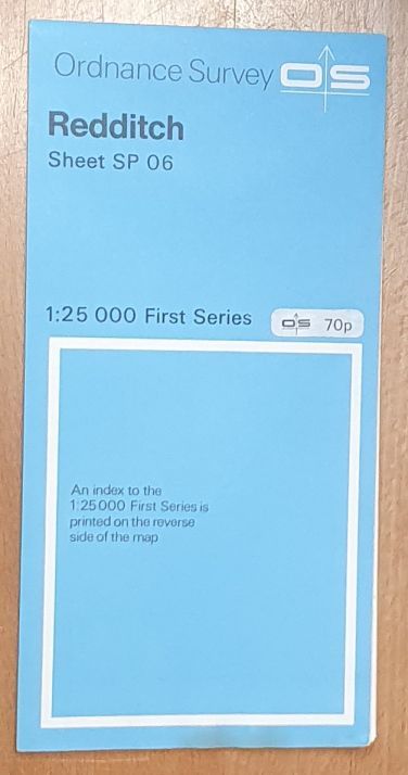 Redditch. 1:25000 First Series Map Sheet SP 06