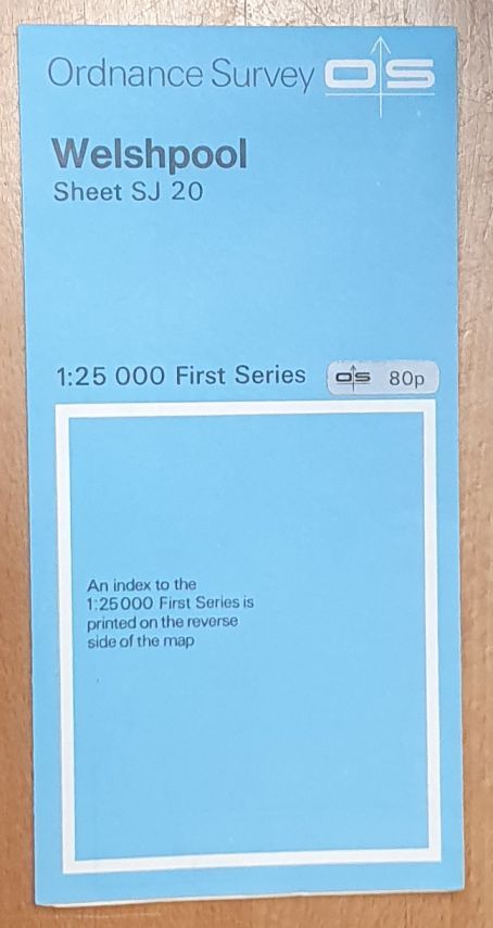 Welshpool. 1:25000 First Series Map Sheet SJ 20