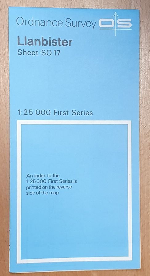 Llanbister. 1:25000 First Series Map Sheet SO17