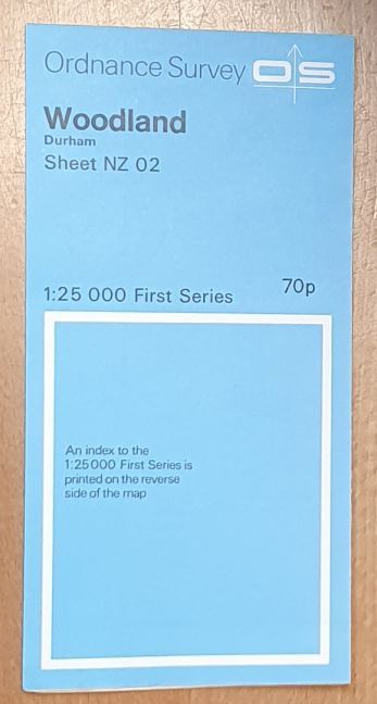Woodland, Durham. 1:25000 First Series Map Sheet NZ 02