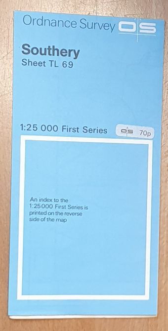 Southery. 1:25000 First Series Map Sheet TL 69