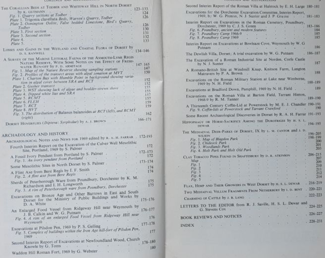 Proceedings of The Dorset Natural History & Archaeological Society for 1969 Volume 91