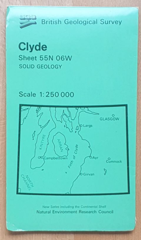 Clyde. 1:250000 Geological Map Sheet 55N 06W, Solid Geology, New Series