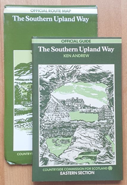 The Southern Upland Way, Eastern Section. Official Route Map AND Official Guide Book