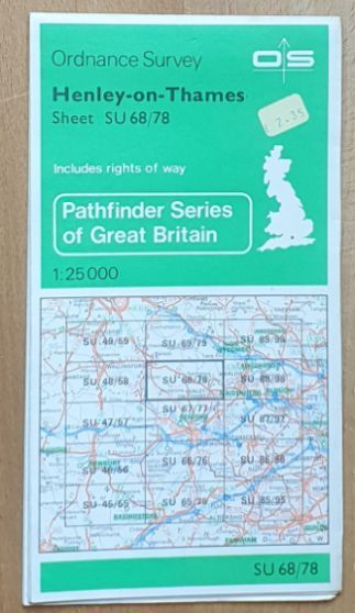 Henley-on-Thames 1:25000 Pathfinder Map, Sheet SU 68/78