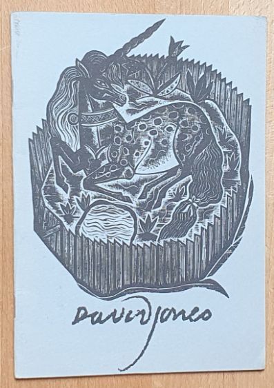 David Jones. 1 November 1895 - 28 October 1974, a Memorial Exhibition