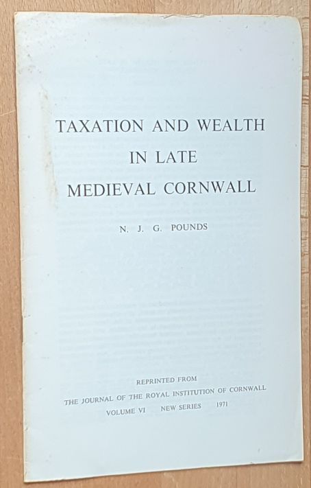 Taxation and Wealth in late Medieval Cornwall