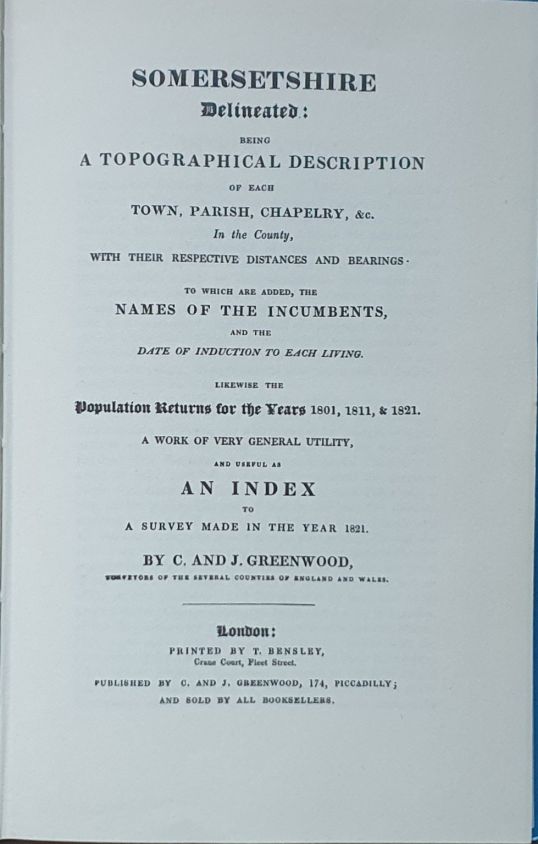 Image for Somersetshire Delineated : being A Topographical Description of each town, parish, chapelry, &c. in the county, etc Somersetshire Delineated : being A Topographical Description of each town, parish, chapelry, &c. in the county, etc
