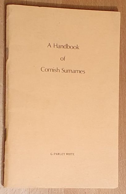A Handbook of Cornish Surnames