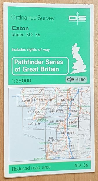 Caton 1:25000 Map, Pathfinder SD 56