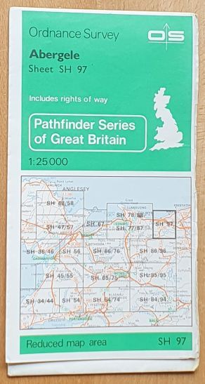 Abergele 1:25000 Pathfinder Map Sheet SH 97 [& part of SH 98]