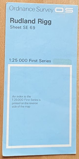 Rudland Rigg. 1:25000 First Series Map Sheet SE 69