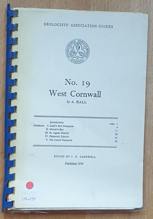 West Cornwall (Geologists' Association Guide No.19)
