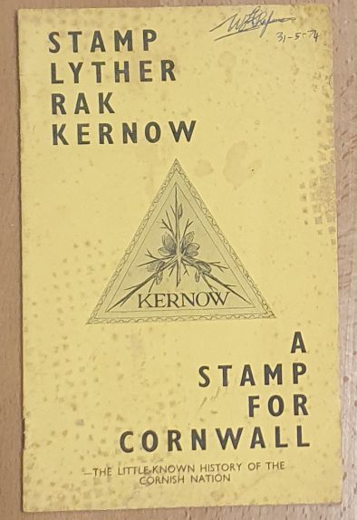 Stamp Lyther Rak Kernow A Stamp for Cornwall : the little-known history of the Cornish nation