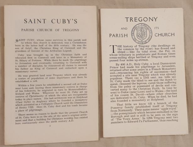 Saint Cuby's, Parish Church of Tregony; & Tregony and its Parish Church