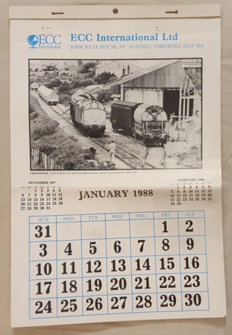 ECC International 1988 Calendar [English China Clays]