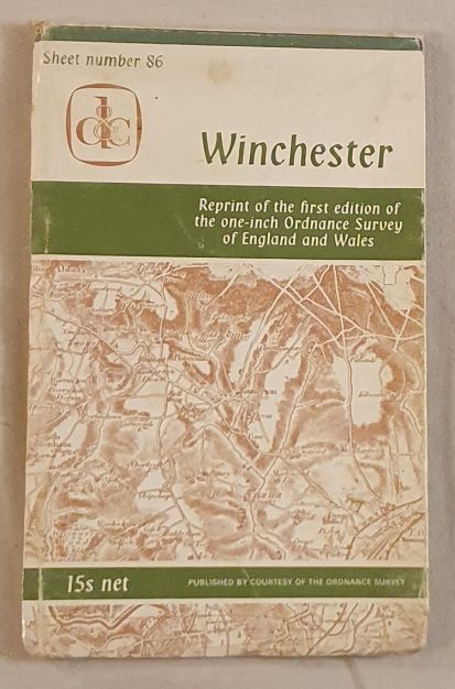 Winchester: Sheet 86, reprint of the first edition of the one-inch Ordnance Survey of England and Wales