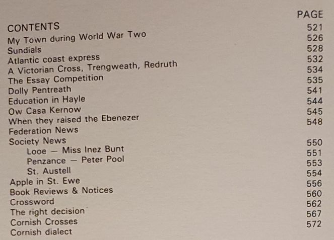 Old Cornwall vol.XI, no.11, Autumn 1996