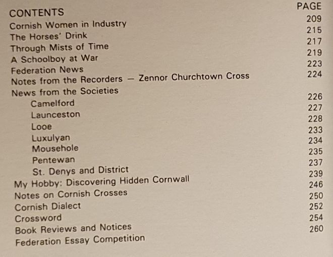 Old Cornwall Vol.XI, No.5, Autumn 1993